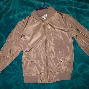 Charlotte Russe pink bomber